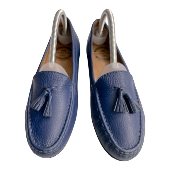 Driver Club Murray Hill Leather Loafer Blue 8.5 - Picture 4 of 16